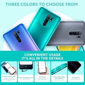 ROM globale originale Xiaomi <span class=keywords><strong>Redmi</strong></span> <span class=keywords><strong>9</strong></span> telefoni cellulari Helio G80 4GB 64GB 6.53 FHD schermo 13MP AI Quad Cams Smartphone 5020mAh - Product Image 2