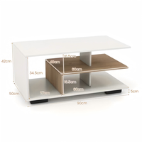 Table basse multifonctionnelle en bois écologique moderne pour salon, meubles de maison - Table transformable pour bureau et étude