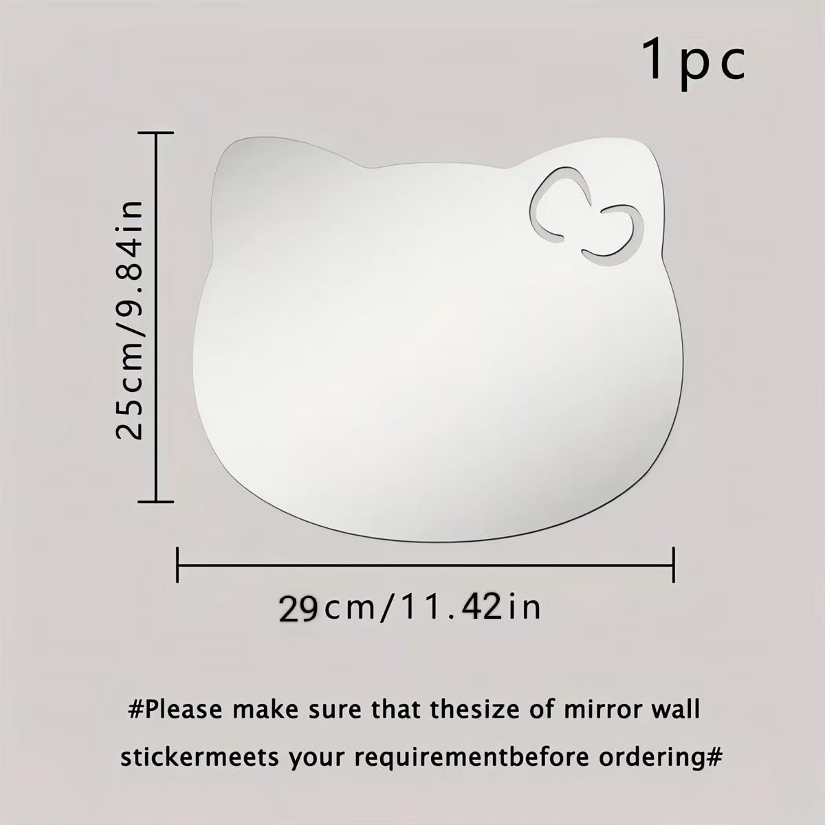 [Extra Thick] Cat-shaped 29x25