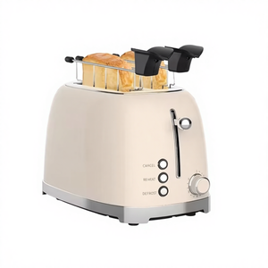 Plancha Eléctrica Multifunción 229214 de 825W con Rejilla, 2 Rebanadas - Antiadherente, 6 Niveles de Tostado - Product Image 1