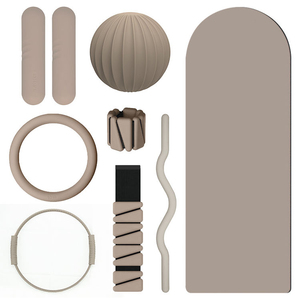 Kit d'accessoires d'haltères en silicone pour musculation, tapis de yoga en caoutchouc PU noir pour fitness et <span class=keywords><strong>Pilates</strong></span>, tapis de <span class=keywords><strong>sol</strong></span> - Product Image 2