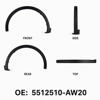 Protection de passage de roue avant gauche pour Changan CS55PLUS, référence OE 5512510-AW20, résistante aux rayures, pièce de rechange