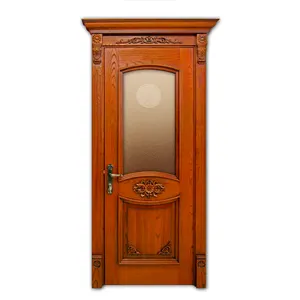 गर्म बिकने वाले नए डिजाइन के आधुनिक इंटीरियर शेकर दरवाजे उच्च अंत OEM सेवा प्राकृतिक लकड़ी लिबास फ्रेम के साथ आंतरिक दरवाजे