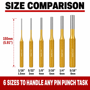 Juego de 6 Cinceles de Acero de <span class=keywords><strong>Grado</strong></span> Industrial de Alta Calidad para Trabajos de Precisión en Madera y Proyectos de Bricolaje - Product Image 3
