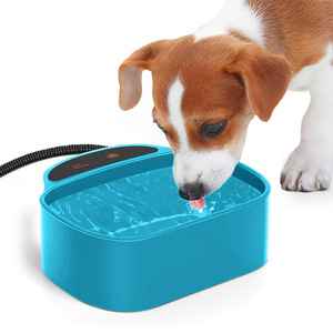 Mangkuk air pemanas hewan peliharaan, ramah lingkungan, plastik dapat diisi ulang, isolasi Anti icing listrik, anjing Basin Deicer musim dingin - Product Image 5