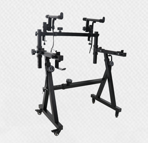 Hot Sale Portable Z-Type Double-Layer Electronic <strong>Keyboard</strong> <strong>Stand</strong> <strong>With</strong> Wheels Universal for 54-Key 61-Key 88-Key Height-Adjustable - Product Image 4