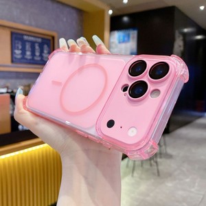 New Matte Frosted Tpu Magnetic Mobile Phone <b>case</b> for <b>iPhone</b> 17 16 15 Pro Max Transparency Soft Air Cushion Shockproof Back Cover - Product Image 6