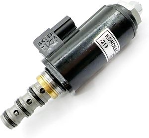 วาล์วโซลินอยด์ไฮดรอลิกสำหรับรถขุด SK200-8 รุ่น YN35V00048F1 KDRDE5K-31/30C50-122 - Product Image 5