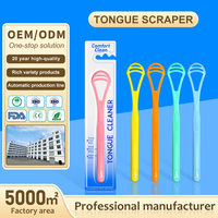 Nettoyeur de langue personnalisé en plastique, brosse à langue, option de vente en gros disponible