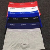 Sous-vêtements pour hommes haut de gamme, boxer 100% coton biologique, respirant, caleçons à haute élasticité, sous-vêtements décontractés pour la maison pour hommes