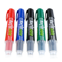 Marqueur effaçable rechargeable pour tableau blanc Zhejiang, séchage rapide, effaçable facilement, double pointe, pour bureau, école, enseignement