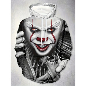 Felpa con Cappuccio UCARE Stampa Digitale 3D Casual Traspirante con Tasche Design Cool Autunno Inverno Unisex Stile <span class=keywords><strong>Anime</strong></span> - Product Image 6