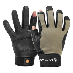 Guantes Shinda Serie H con Dedos Separados, de Piel de Oveja, para Escalada, Entrenamiento y Protección al Aire Libre, Unisex - Product Image 1
