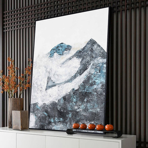<span class=keywords><strong>Peinture</strong></span> à l'huile <span class=keywords><strong>de</strong></span> <span class=keywords><strong>paysage</strong></span> peinte à la main, art mural abstrait, 100% - Product Image 3