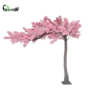 热卖工厂价格人造拱形樱花树与白色/粉红色室内装饰