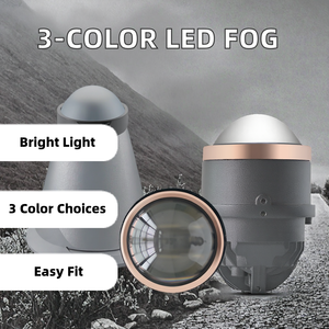 באיכות גבוהה 4w 45w 3.0 אינץ 'דו-led מקרן מכונית h4 שלוש-קולנו עדשות ערפיח פנס פנס פנסים אביזרי רכב חדשים - Product Image 2