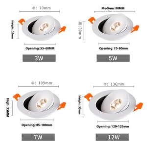 Faretto da Incasso a Parete per Illuminazione Domestica Interna, Luce da Soffitto a Incasso, Vendita Diretta dalla Fabbrica - Product Image 3