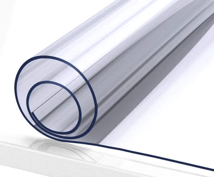 DERFLEX-Película transparente de pvc suave, 1mm de grosor