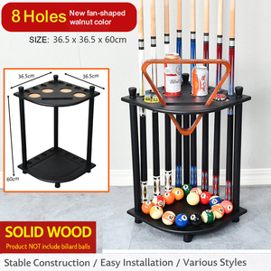 Nuevo Soporte de Piso para 8 Palos de Billar y Tenis de Mesa, Diseño en Forma de Abanico, Capacidad para 8 Palos, Multicolor, 36.5x36.5x60cm - Product Image 6