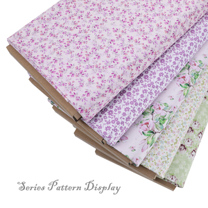 Hot Sale 100% Baumwolle Floral Quilt ing Stoff Pink Lawn Printed Blumen drucke Baumwoll stoffe Baumwolle Blumen stoff für Taschen