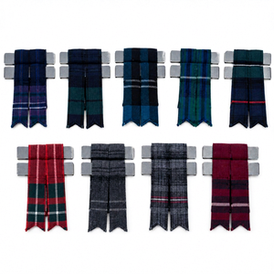 Ajusteurs de kilt tissés, sangles élastiques à boucle en tartan, accessoires de kilt écossais pour robe de mariage et de festival - Product Image 1