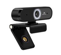CHENZO 2K 1944P 30fps 1080P 60fps USB 2.0 CMOS Pengurangan Kebisingan Mikrofon Ganda Audio Stereo 80 Sudut Lebar LED Terintegrasi