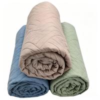 Offre Spéciale – Parure de Lit Complète en Polyester Bleu Personnalisable, Drap Pliable Portable Taille Queen, Motifs Dessin Animé/Végétaux, pour Maison/Hôpital, 500 Fils/Pouce²