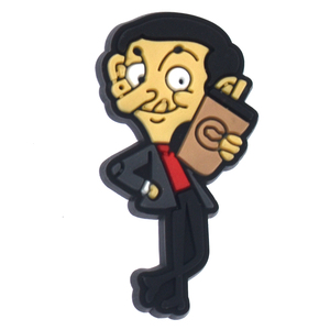 All'ingrosso accessori per scarpe <span class=keywords><strong>Film</strong></span> personaggi comici Mr Bean Shoe charm decorazione pantofola per zoccoli - Product Image 4