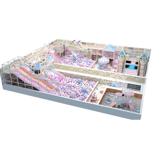 Parc d'attractions intérieur pour enfants série Macaron, fabricant de jeux de terrain de jeu souple, centre de divertissement avec toboggan à vendre - Product Image 3