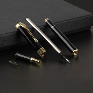 Wholesale Professional Custom Logo 1.0mm Ballpoint <b>Pen</b> Unique Metal Novelty Design for Business Signatures and Gifts - Product Image 4