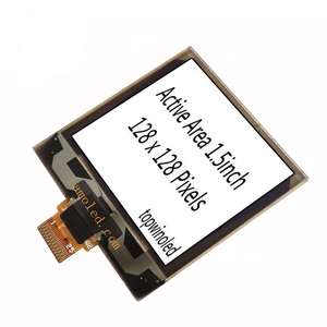 أحدث ترقية 1.5 ''1.5 بوصة oled 128x128 بكسل 25p قدم لحام عرض شاشة متعددة واجهة أسود اللون ssd1327 - Product Image 2