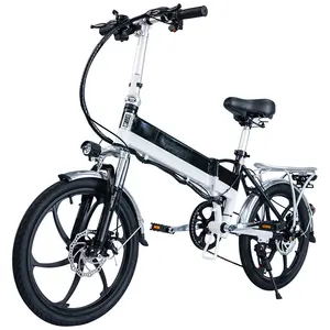 Bicicleta eléctrica plegable con ruedas de 20 pulgadas, bici de Ciudad de larga distancia, 2 asientos, Envío Gratis, almacén de EE. UU.