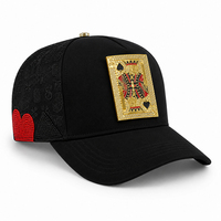 Casquettes de baseball personnalisées avec logo, en métal et strass, brodées, style japonais, décor gothique urbain, ajustables, vente en gros pour usines