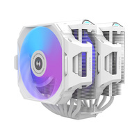 ALSEYE Dual-Tower CPU Cooler High Performance Air Cooling with 7 Heat Pipes and Pickup Lighting for Gaming PC