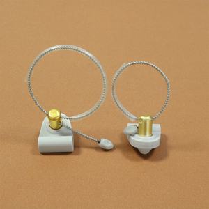 100 étiquettes de sécurité antivol EAS AM 58kHz pour bouteilles de condiments, avec fil d'acier de 22 cm, pour supermarché - Product Image 2