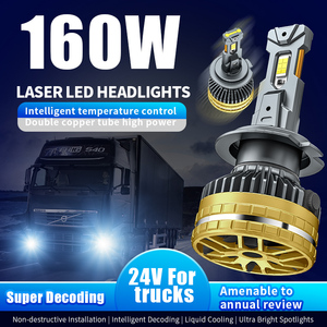 Nouveau phare LED Canbus <span class=keywords><strong>V85</strong></span> POR 24V 150W H11 haute puissance, luminosité maximale 50000LM, système d'éclairage automobile H1/H3/H4/H7/9006, LED pour camion - Product Image 3