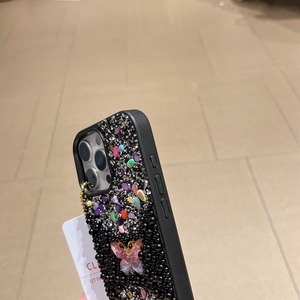 <span class=keywords><strong>Singstar</strong></span> usine diamant papillon deux en un fundas para étui celulaire pour iPhone 11 à 16 pro max luxe fille étui de téléphone portable - Product Image 2