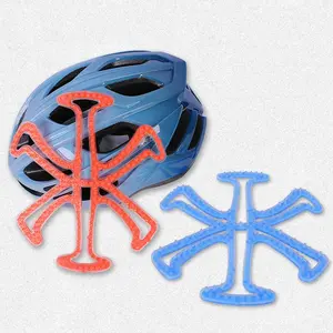 Bike Scooter Silicone Helmet Liner Breathable Insulation,Helmet Inner Pad Universal,Bike Motorcycle Silicone Helmet Pad