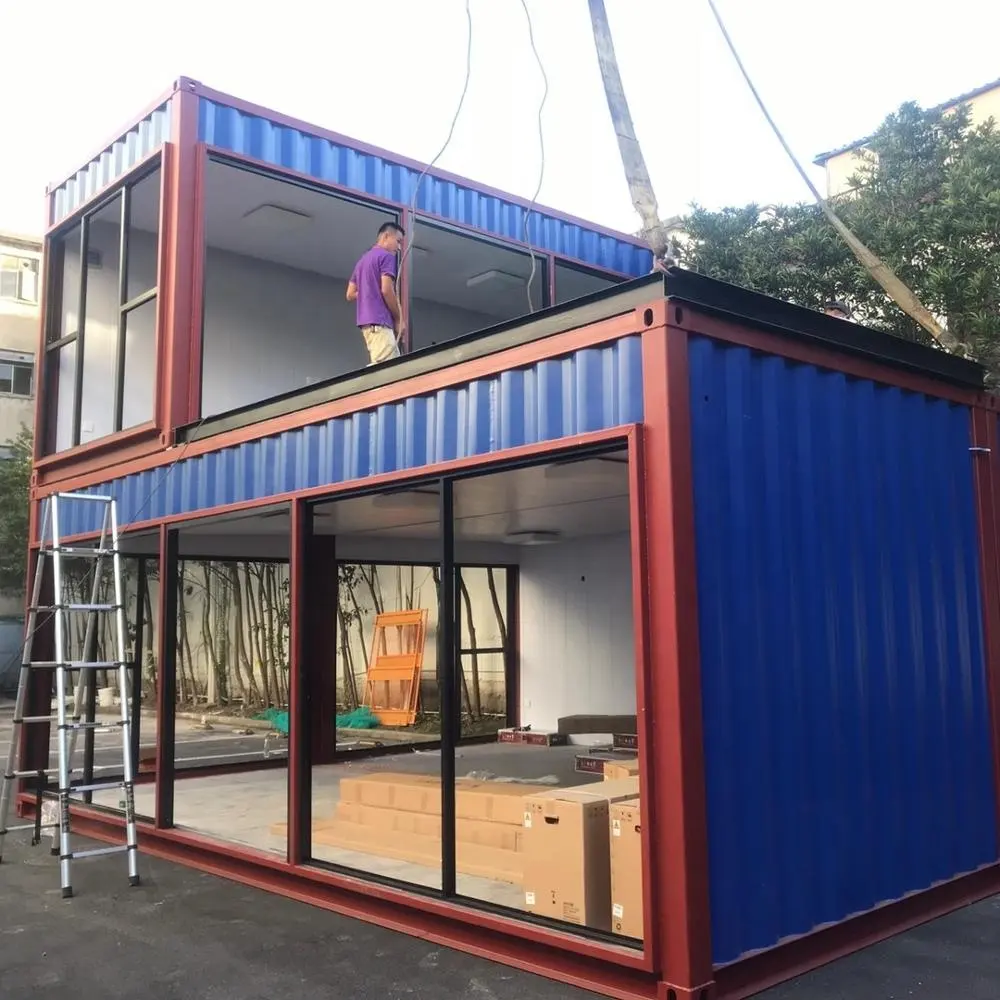 China luxury customized container house shopping booth