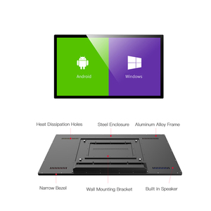 27 inch treo tường tiêu chuẩn trong nhà LCD kỹ thuật số biển quảng cáo hiển thị mỏng thiết kế màn hình cảm ứng <span class=keywords><strong>kiosk</strong></span> - Product Image 4