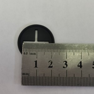 Juke Plastics Factory PVC Headphone Jack Cover 2.5cm Black Round <b>Cable</b> Hole Plug For Clothing And Home Textiles - Product Image 5