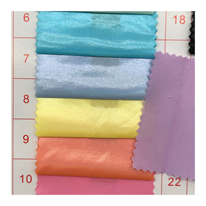 223 tela de poliéster con revestimiento brillante de arcoíris de PU de Alta Luz, <span class=keywords><strong>Material</strong></span> impermeable a prueba de agua para bolsos, chaqueta en Stock - Product Image 3