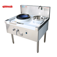 Meilleure vente d'usine Cuisinière en acier inoxydable à 1 brûleur Friteuse électrique Gaz GPL Équipement de cuisine commerciale pour hôtels en plein air