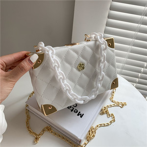 Vintage Style Fashionable Ladies' Chain Decoration Durable Portable Foldable Anti-Theft Luxury Designer Handbag 2021 - Product Image 4