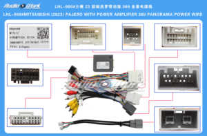 安卓2 Din汽车收音机多媒体播放器通用配件电线适配器连接器插头电缆三菱 (2023) - Product Image 2