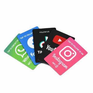 Support d'affichage NFC sans contact pour cartes <span class=keywords><strong>Google</strong></span>, réseaux sociaux et avis <span class=keywords><strong>Google</strong></span>, avec fonction Tap et support de code QR, personnalisable pour cartes WhatsApp - Product Image 5