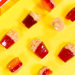Amos Bonbons Halal Gummy Populaires Hamburgers Frites Cola Gummy Candy - Product Image 4
