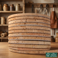 Cordon en liège rond 5mm Naturel Supérieur