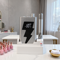 Zeal Shine Nail Supplies - Machine à ongles sans fil 40000 tr/min avec support pour embouts et base de charge magnétique - Beauté des ongles