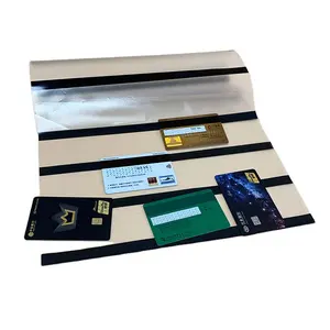 Toptip-Hoja de revestimiento de PVC transparente, con raya magnética Hi-Co para tarjeta de PVC